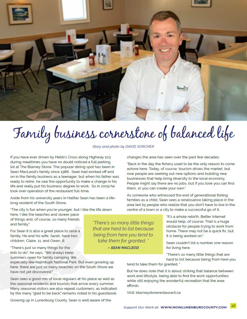 Now Lunenburg County 2019 Magazine Article